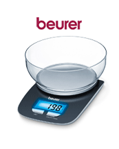 Backvergnügen leicht gemacht. Beurer KS 25 digitale Küchenwaage