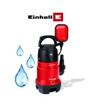 Starke Leistung zum Abpumpen von Schmutzwasser. Einhell GC-DP 7835 Schmutzwasserpumpe