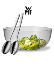 Salat stilvoll präsentiert. WMF Taverno Salatschüssel Set 3-tlg.