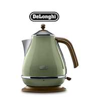 Schicker Heißmacher im Retrodesign. Delonghi Icona Vintage Wasserkocher