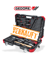 Lässt Schrauberherzen höher schlagen. GEDORE red Werkzeugkoffer 100-tlg.