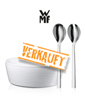Salat stilvoll präsentiert. WMF Nuova Salatschüssel-Set