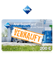 Immer das richtige Geschenk. ARAL Tankgutschein 200 EUR