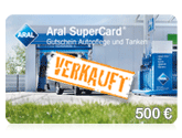 ARAL Tankgutschein 500 EUR