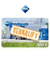 ARAL Tankgutschein 500 EUR