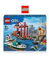 Lego City 60422 Hafen mit Frachtschiff