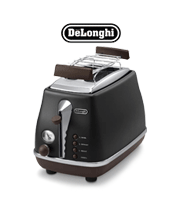 Für einen knusprigen Start in den Tag. DeLonghi Icona Vintage Toaster schwarz