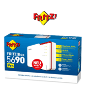 High-Speed Internet mit Wi-Fi 7. AVM FRITZ!Box 5690 Pro DSL-Router