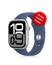 Apple Watch 10 46mm Silber Denim