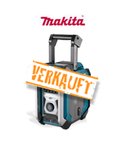 Robustes Baustellenradio mit DAB+ und Bluetooth. Makita MR007GZ Akku-Baustellenradio