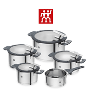 Profi-Hardware für Hobby-Köche. Zwilling Simplify Kochtopfset 5-teilig