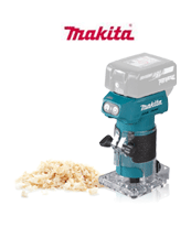 Präzises Fräsen, ganz ohne Kabel. Makita DRT52Z Akku-Kantenfräse 18V