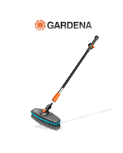 Praktischer Helfer für Haus und Garten. Gardena Waschbürste mit Stiel (18826-20)