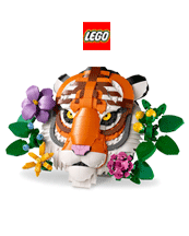 Für Naturfreunde und Kunstliebhaber. Lego 31217 Art Fauna Collection Tiger