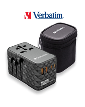 Weltweit einsetzbarer Reiseadapter. Verbatim UTA 06 100 W Reiseadapter