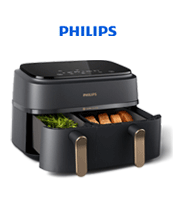 Doppelter Genuss für die ganze Familie. Philips Airfryer Dual Basket (NA352/00)
