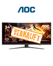 Blitzschneller FreeSync-Monitor mit 240 Hz. AOC Gaming CU34G4Z WQHD-Monitor