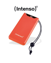 Stromversorgung für unterwegs. Intenso F10000 Powerbank Orange