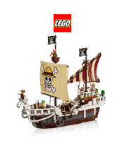 Segel setzen auf dem legendären Schiff der Strohhutpiraten. Lego One Piece 75639 Piratenschiff