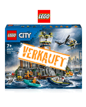 Spektakuläre Ausbruchsversuche im Kinderzimmer. Lego City 60419 Gefängnisinsel