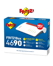 High-Speed Netzwerk mit Wi-Fi 7. AVM Fritz!Box 4690 Wi-Fi 7 Mesh Router