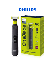 Für die perfekte Rasur. Philips OneBlade 360 Face & Body QP6542
