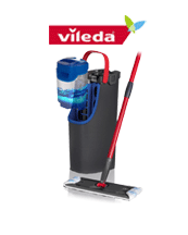 Für saubere Flächen im Handumdrehen. Vileda Bodenwischer H2PRO Flat Mop