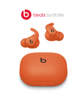 Leuchtend im Style. Kraftvoll im Sound. Beats By Dre Powerbeats Fit Spark Orange