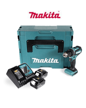 Kompakt und kraftvoll schrauben. Makita DDF485RFJ Akku-Bohrschrauber Set
