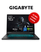 Gaming-Leistung, die den Unterschied macht. GigaByte A16 CTHI3DE894SH Notenbook