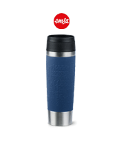 Der ideale Begleiter für unterwegs. Emsa Travel Mug Classic 0,5l Blau