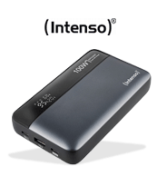High-Tech Lademeister für unterwegs. Intenso Powerbank HE20000